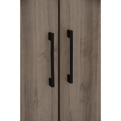 DUBLIN 2 Door Wardrobe B - Dark Oak