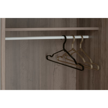 DUBLIN 2 Door Wardrobe B - Dark Oak