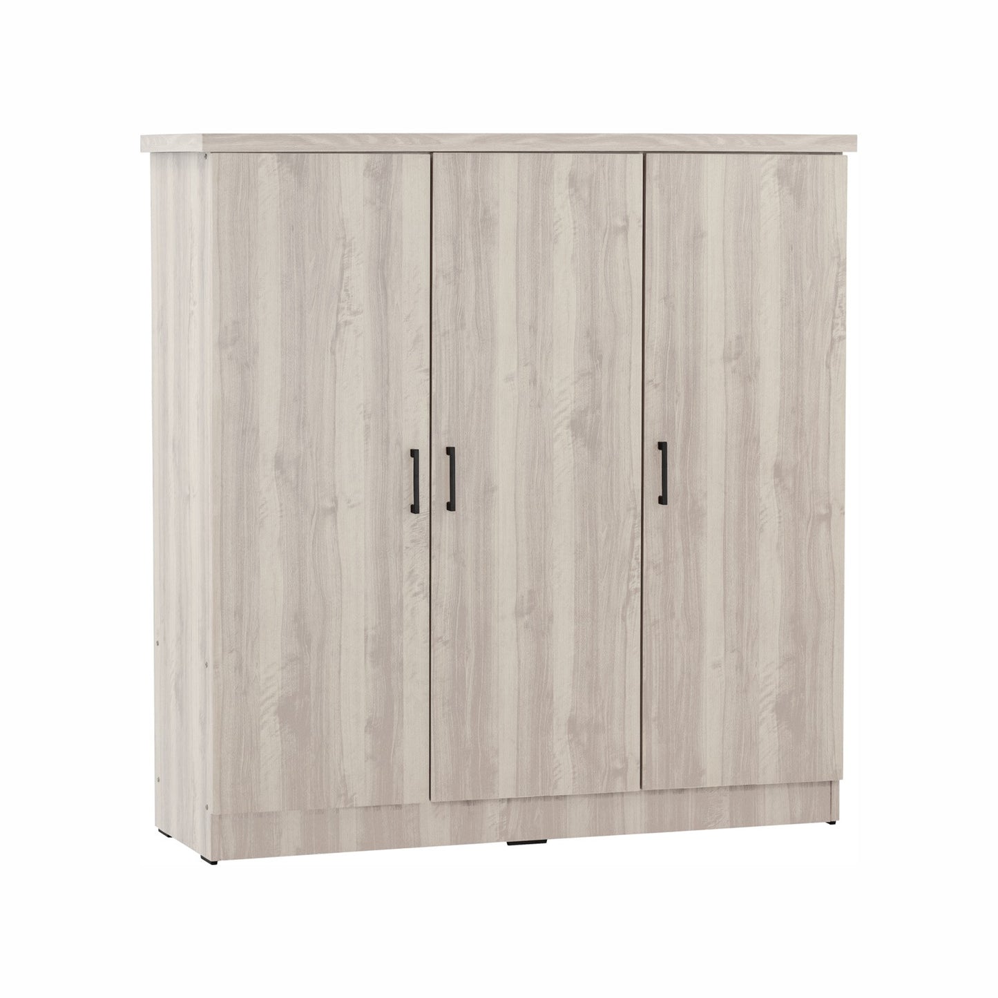 DUBLIN 3 Door Low Wardrobe - Light Oak