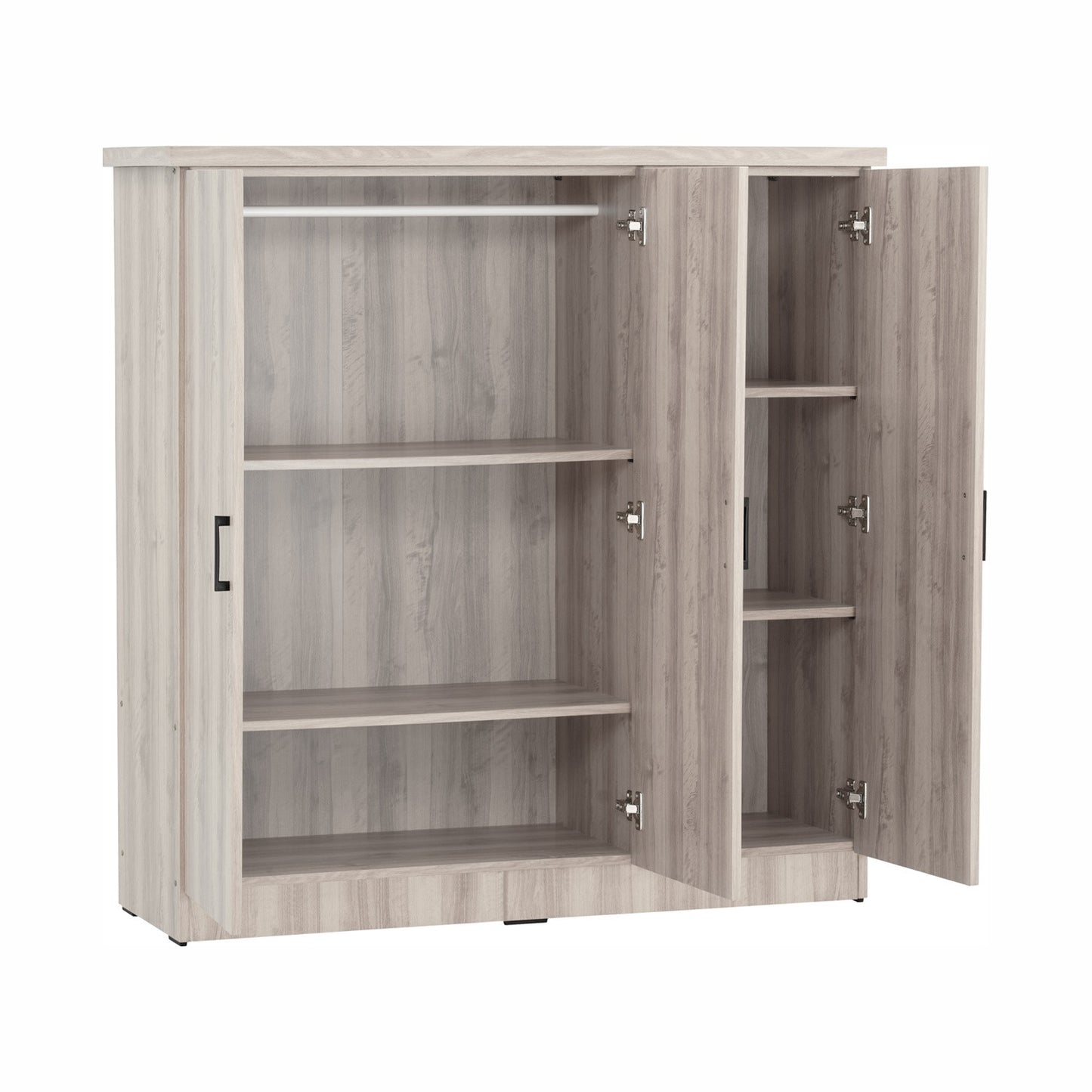 DUBLIN 3 Door Low Wardrobe - Light Oak