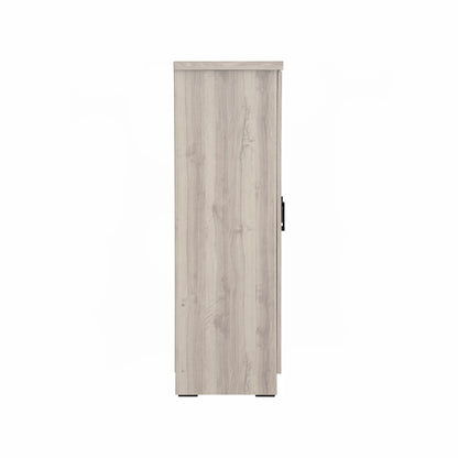 DUBLIN 3 Door Low Wardrobe - Light Oak