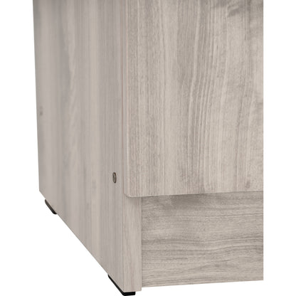 DUBLIN 3 Door Low Wardrobe - Light Oak