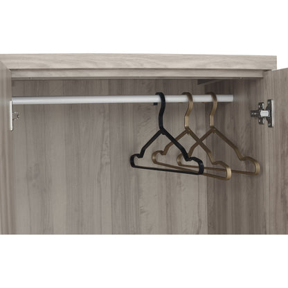 DUBLIN 3 Door Low Wardrobe - Light Oak