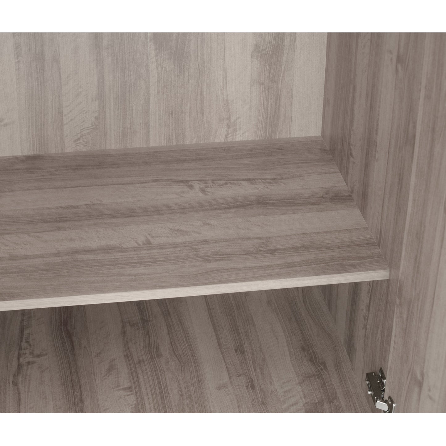 DUBLIN 3 Door Low Wardrobe - Light Oak