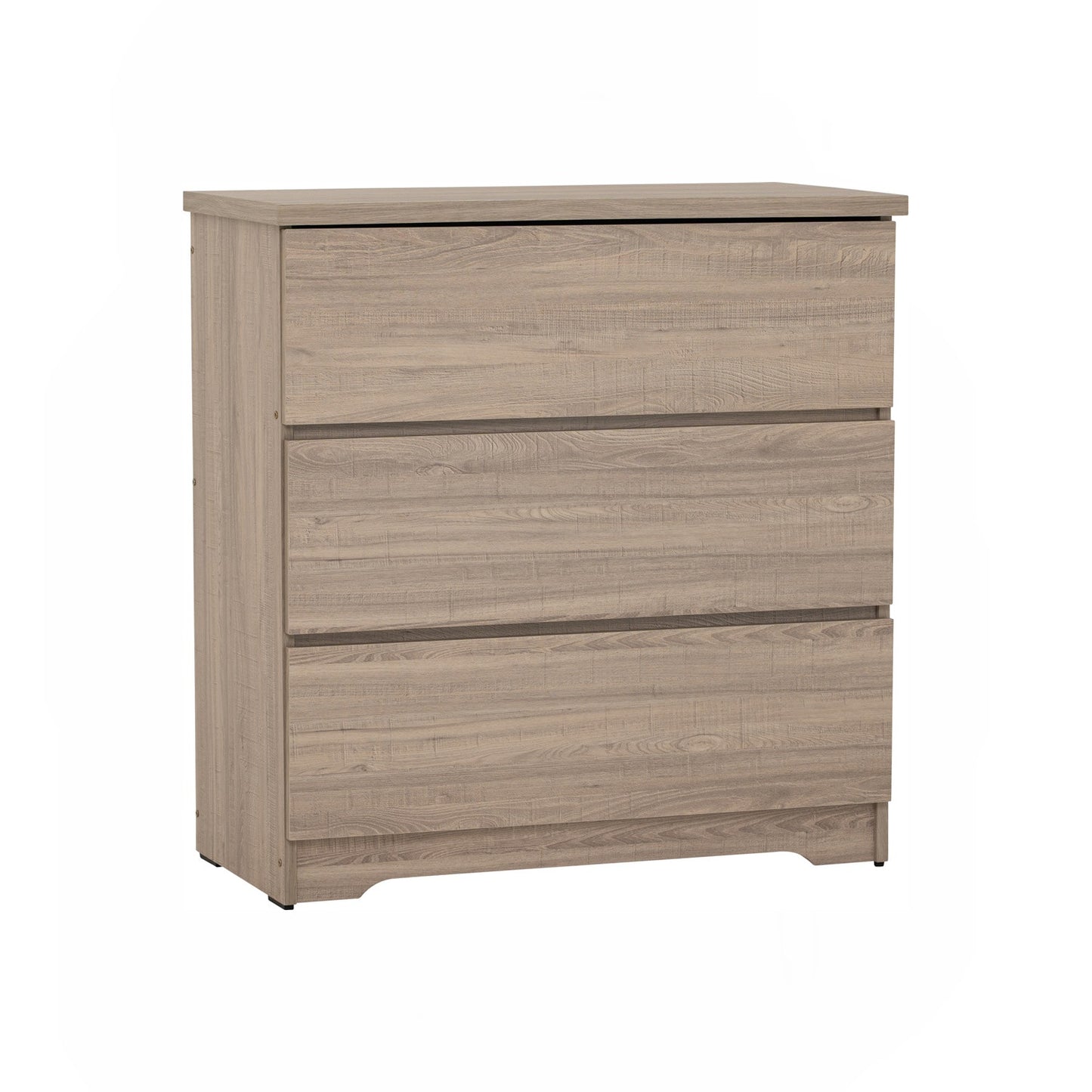 DUBLIN 3 Drawer Cabinet - Dark Oak