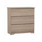 DUBLIN 3 Drawer Cabinet - Dark Oak