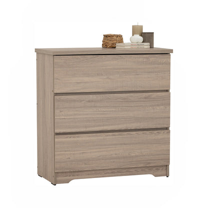 DUBLIN 3 Drawer Cabinet - Dark Oak