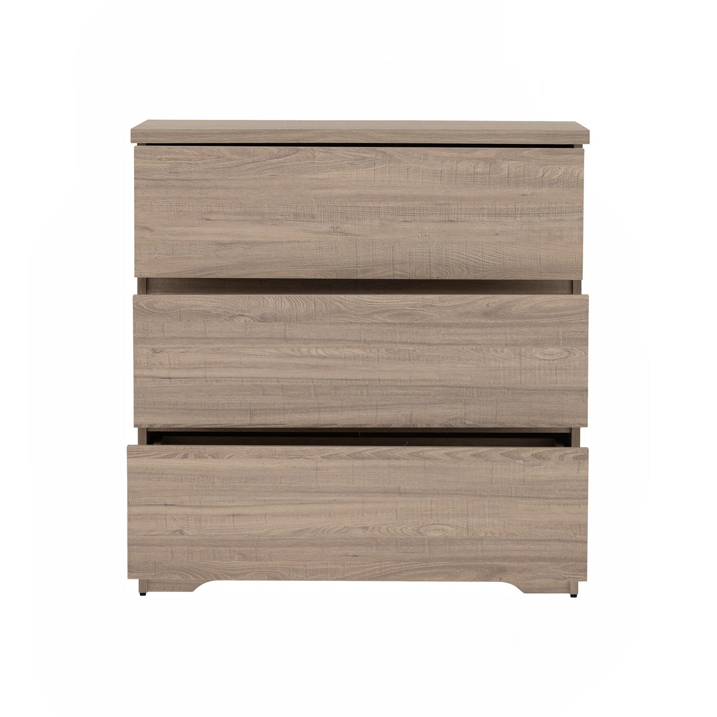 DUBLIN 3 Drawer Cabinet - Dark Oak