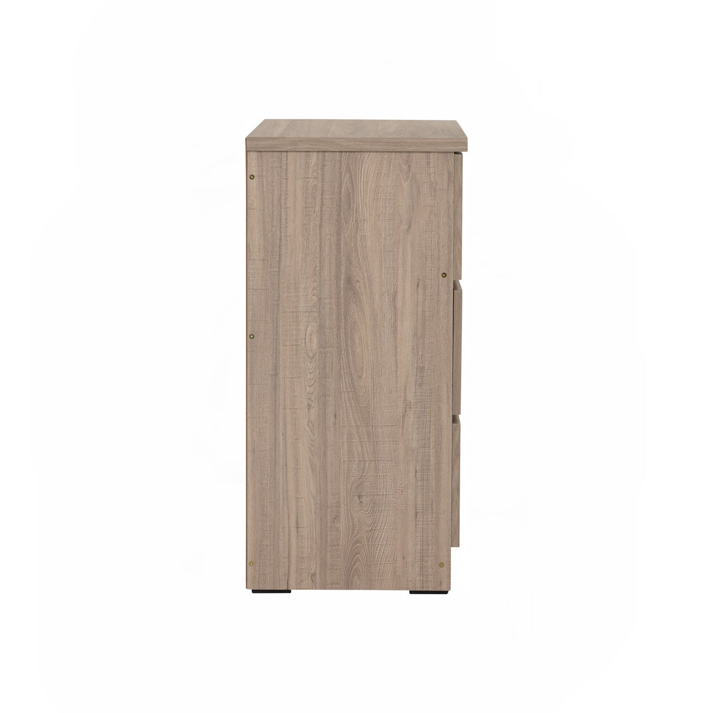 DUBLIN 3 Drawer Cabinet - Dark Oak