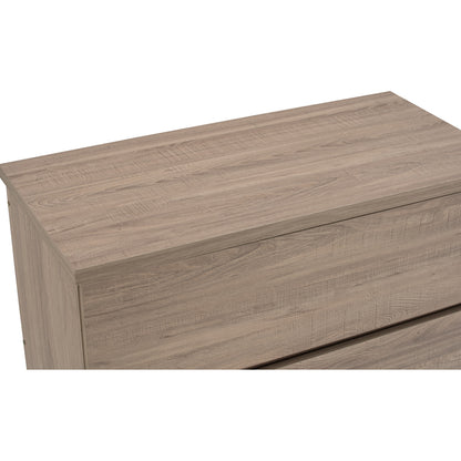 DUBLIN 3 Drawer Cabinet - Dark Oak