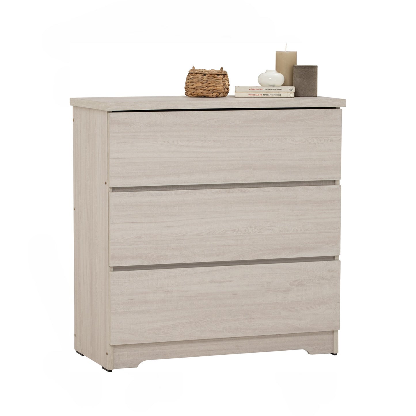 DUBLIN 3 Drawer Cabinet - Light Oak