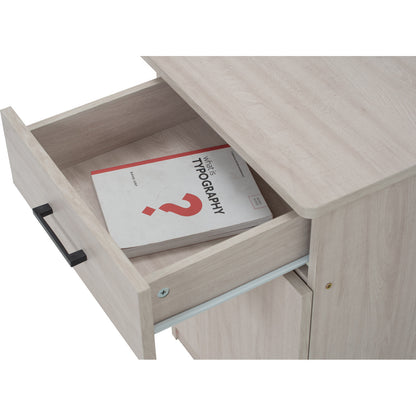 DUBLIN Bed Side Table - Light Oak