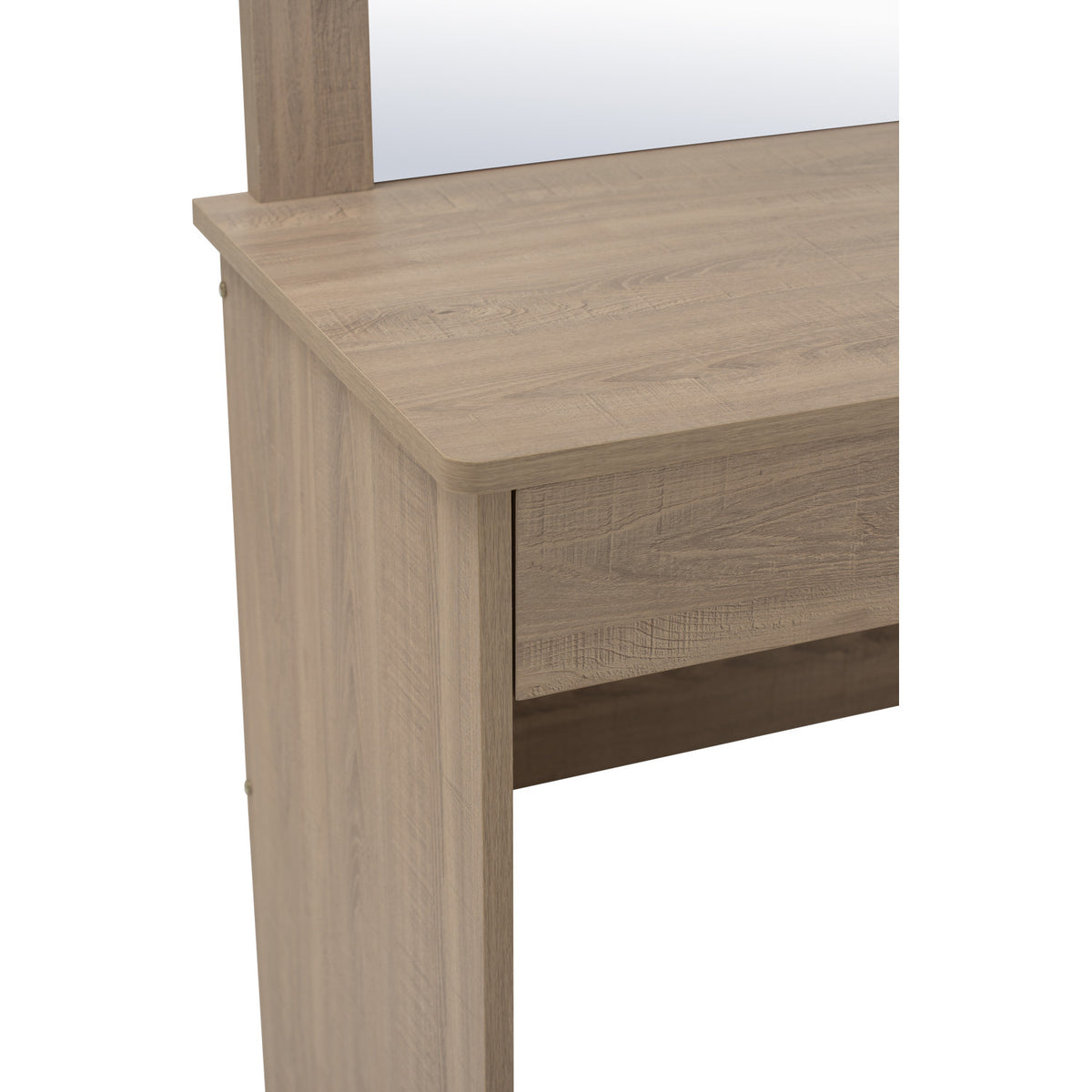 DUBLIN Dressing Table With Stool - Dark Oak