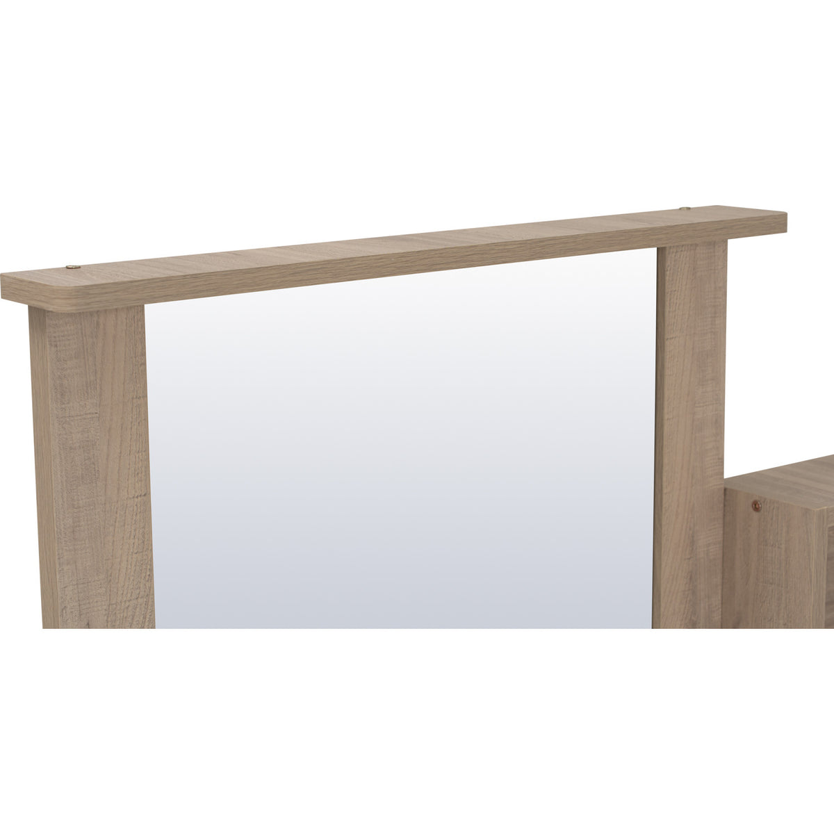 DUBLIN Dressing Table With Stool - Dark Oak