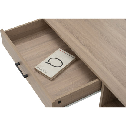 DUBLIN Dressing Table With Stool - Dark Oak