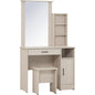 DUBLIN Dressing Table With Stool - Light Oak