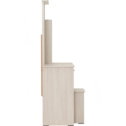 DUBLIN Dressing Table With Stool - Light Oak