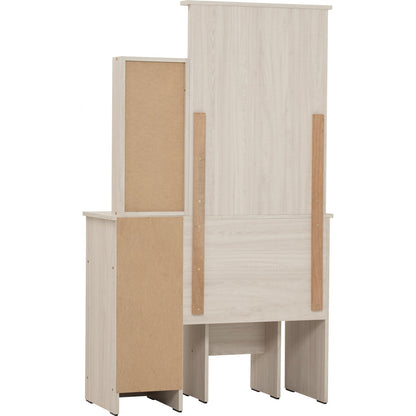 DUBLIN Dressing Table With Stool - Light Oak