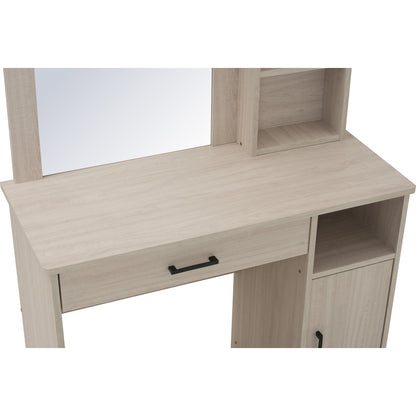 DUBLIN Dressing Table With Stool - Light Oak