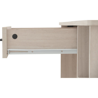 DUBLIN Dressing Table With Stool - Light Oak