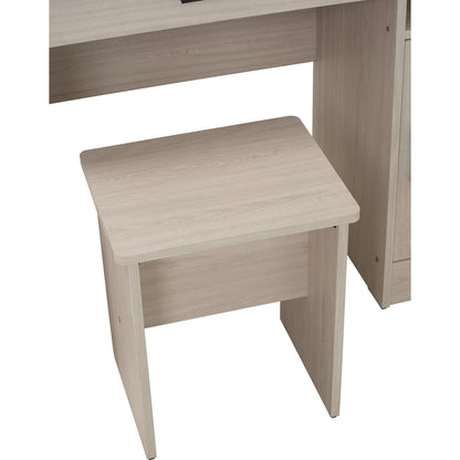DUBLIN Dressing Table With Stool - Light Oak