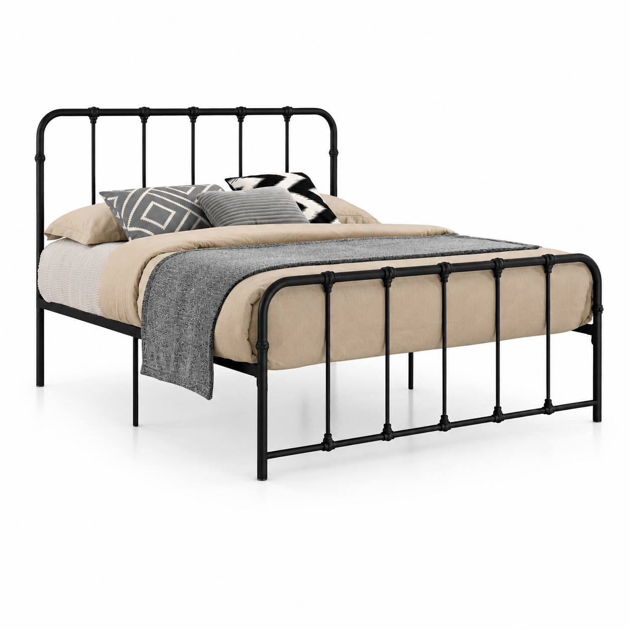 DUMEE Bedframe - Black (Queen Size)
