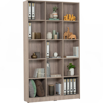 ECO File Cabinet (15 Compartment) - Dark Oak