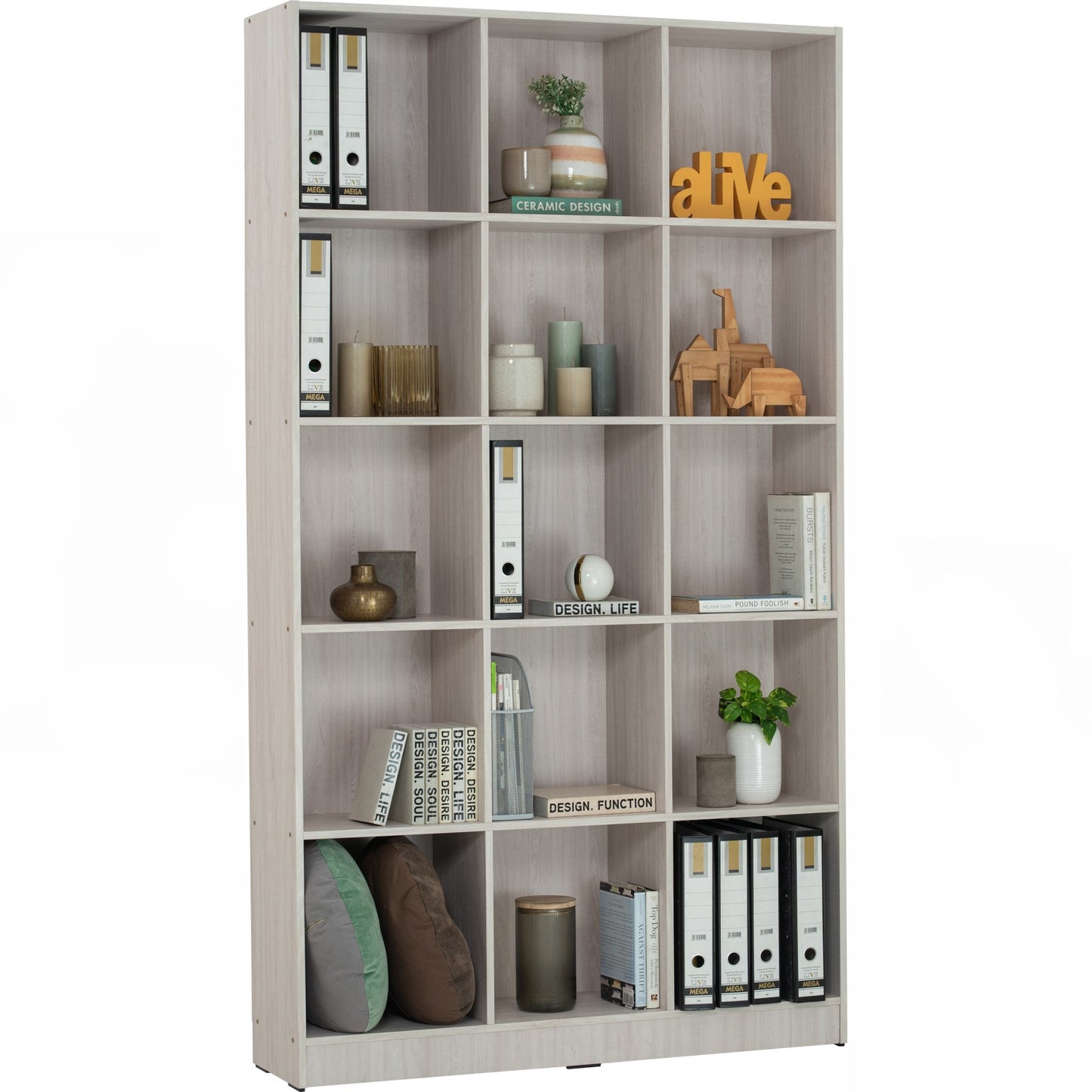 ECO File Cabinet (15 Compartment) - Light Oak
