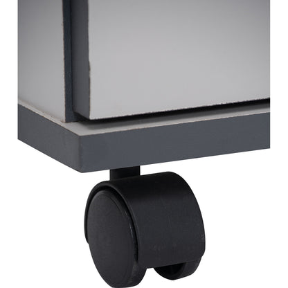 ECO 3 Drawer Mobile Pedestal - Grey