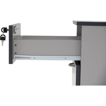 ECO 3 Drawer Mobile Pedestal - Grey