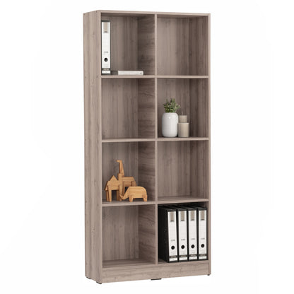 ECO File Cabinet (8 Compartment) - Dark Oak