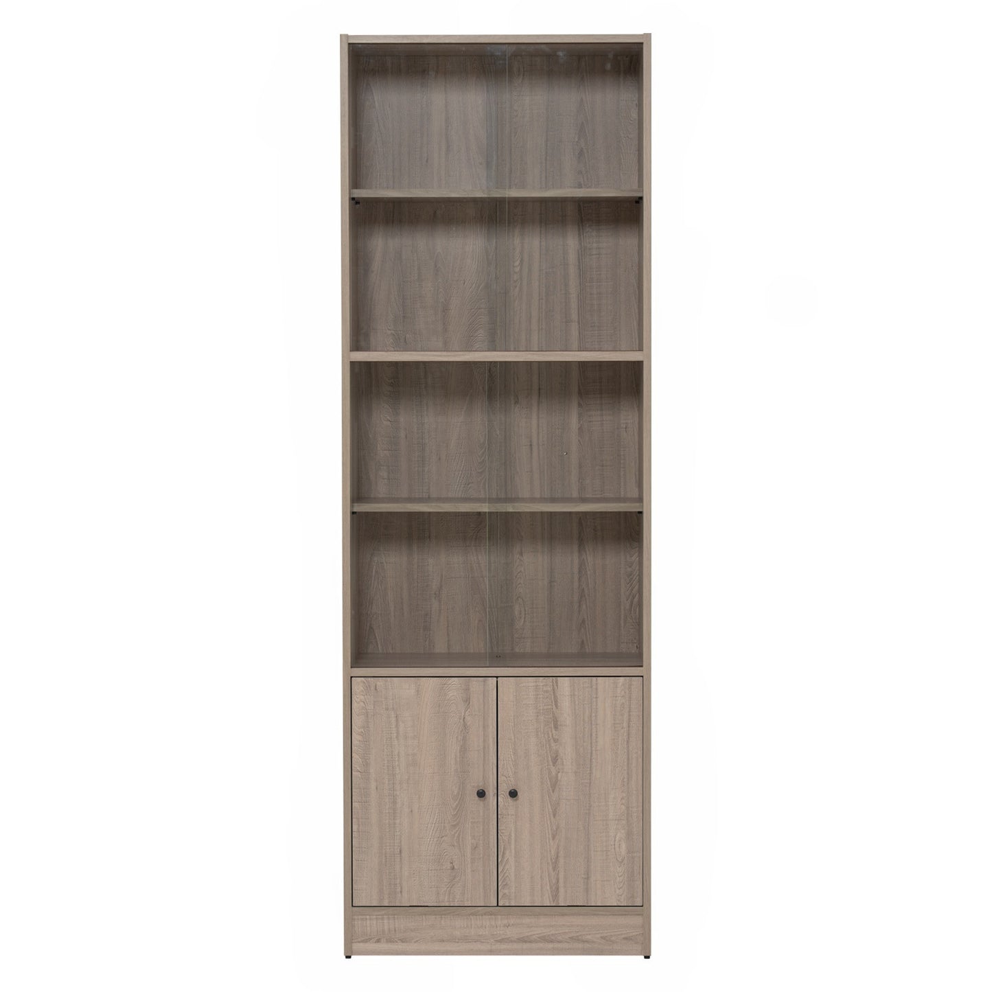 ECO File Cabinet With Glass - Dark Oak