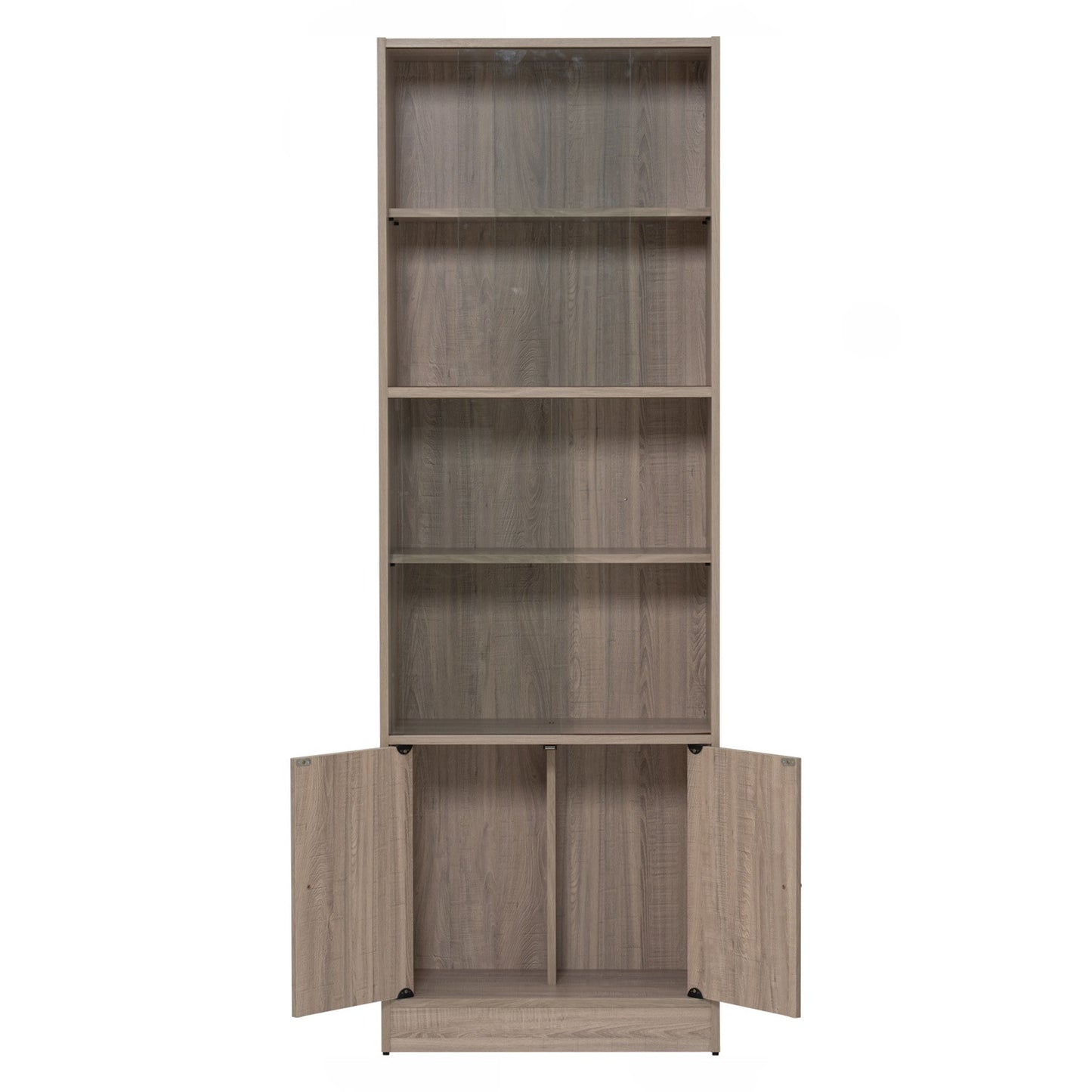 ECO File Cabinet With Glass - Dark Oak