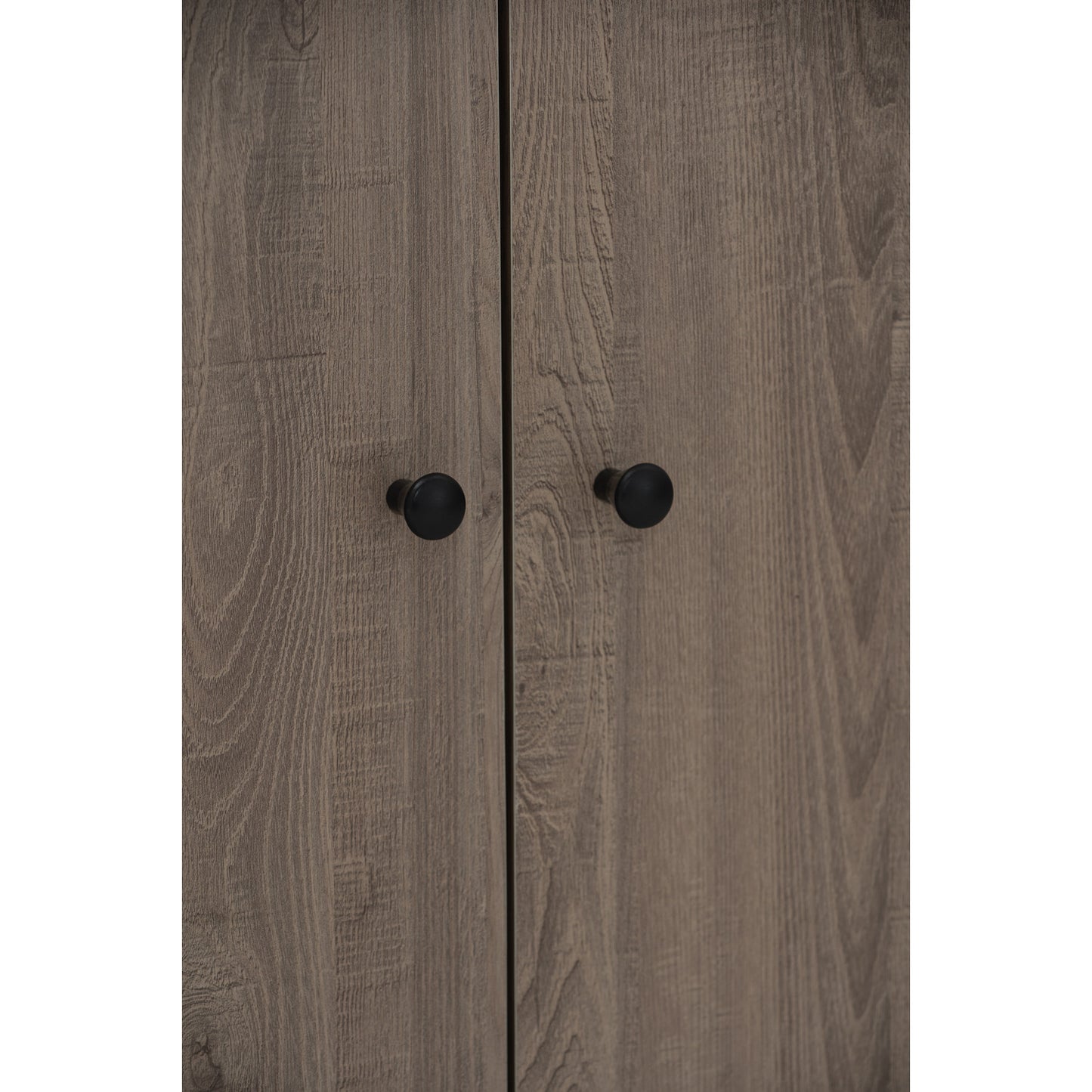 ECO File Cabinet With Glass - Dark Oak