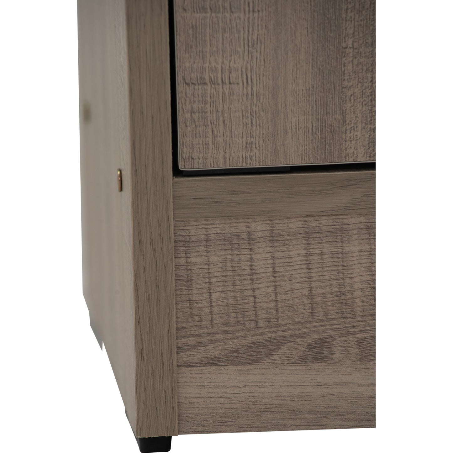 ECO File Cabinet With Glass - Dark Oak