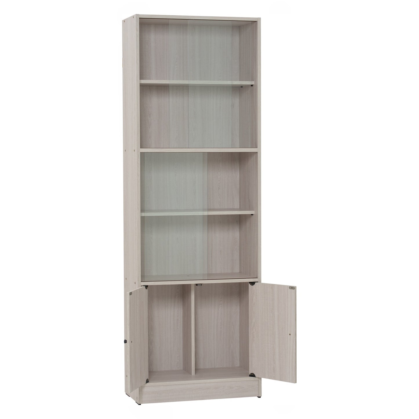ECO File Cabinet With Glass - Light Oak