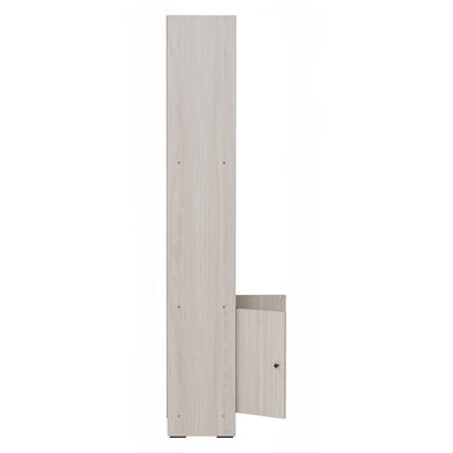 ECO File Cabinet With Glass - Light Oak