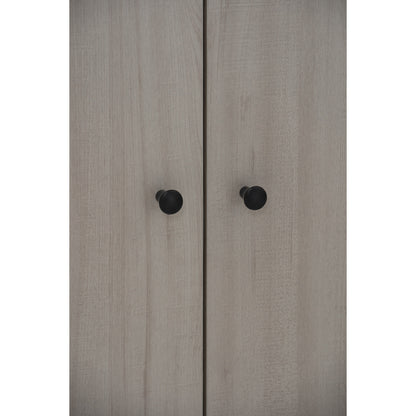 ECO File Cabinet With Glass - Light Oak