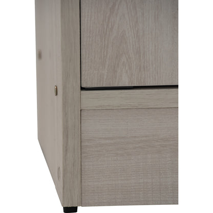 ECO File Cabinet With Glass - Light Oak