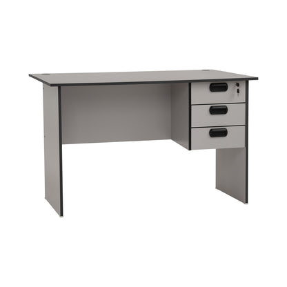 ECO Office Table With 2 Cable Hole - Grey (1200L x 710W)