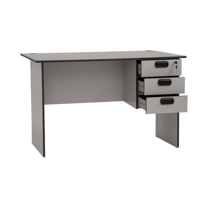 ECO Office Table With 2 Cable Hole - Grey (1200L x 710W)