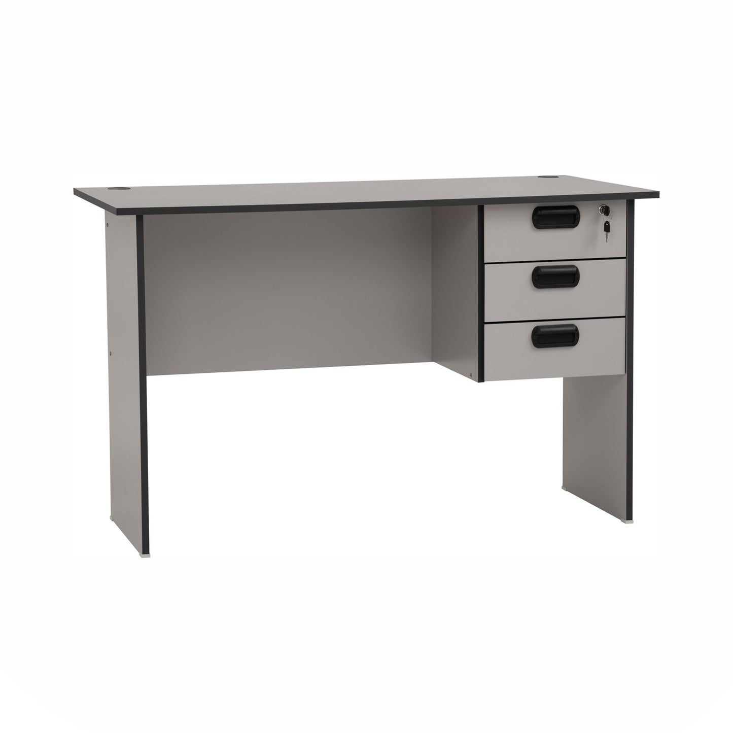 ECO Office Table With 2 Cable Hole - Grey (1200L x 575W)