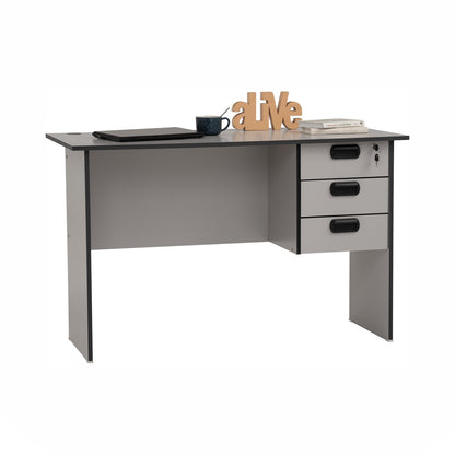 ECO Office Table With 2 Cable Hole - Grey (1200L x 575W)