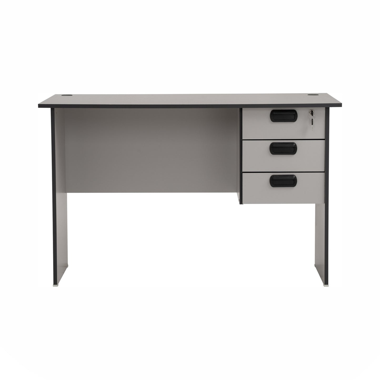 ECO Office Table With 2 Cable Hole - Grey (1200L x 575W)