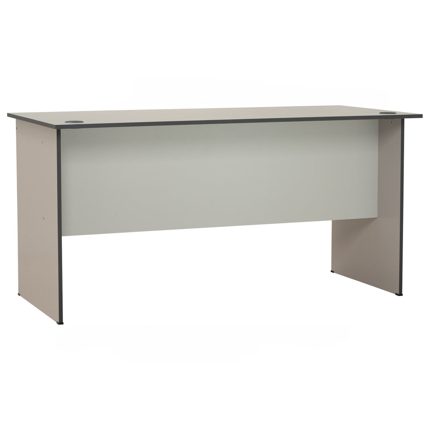 ECO Office Table With 2 Cable Hole - Grey (1500L)
