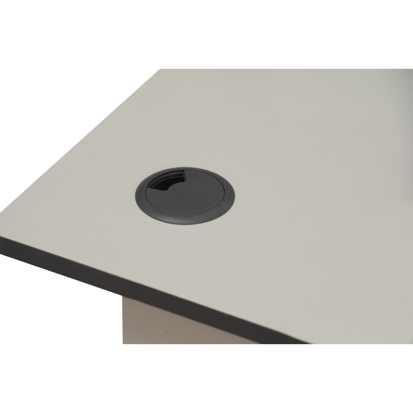 ECO Office Table With 2 Cable Hole - Grey (1500L)
