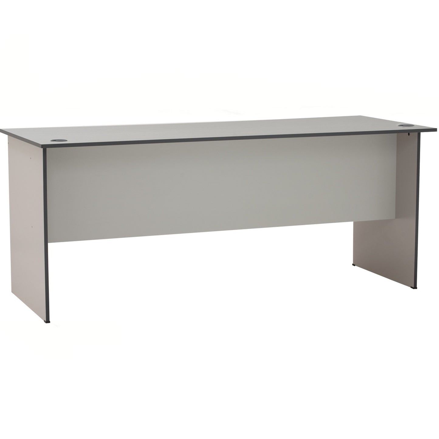 ECO Office Table With 2 Cable Hole - Grey (1800L)