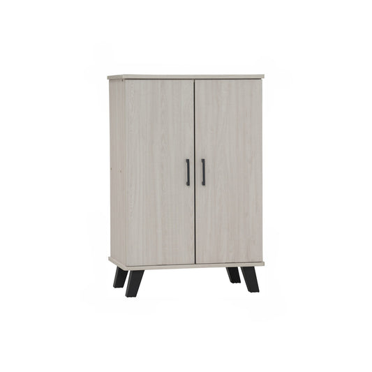 EVERETT 2 Door Shoe Cabinet - Light Oak