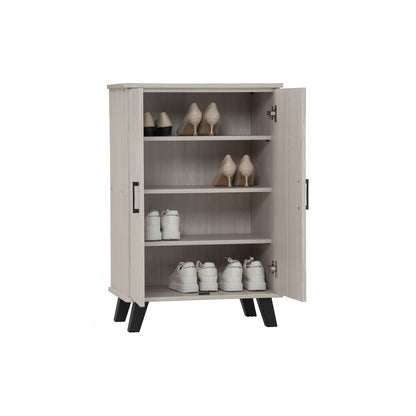 EVERETT 2 Door Shoe Cabinet - Light Oak