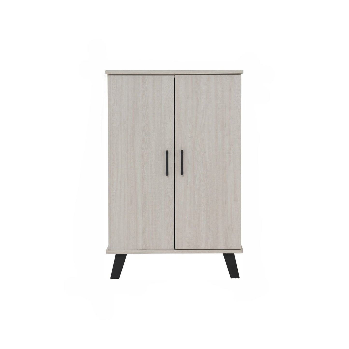 EVERETT 2 Door Shoe Cabinet - Light Oak